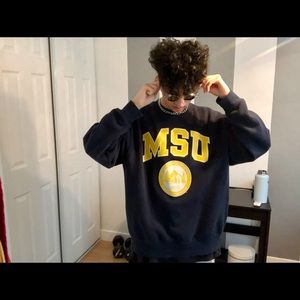 Vintage crewneck/Montana state university sweater